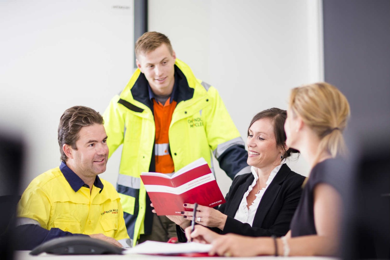 Colleagues in a meeting